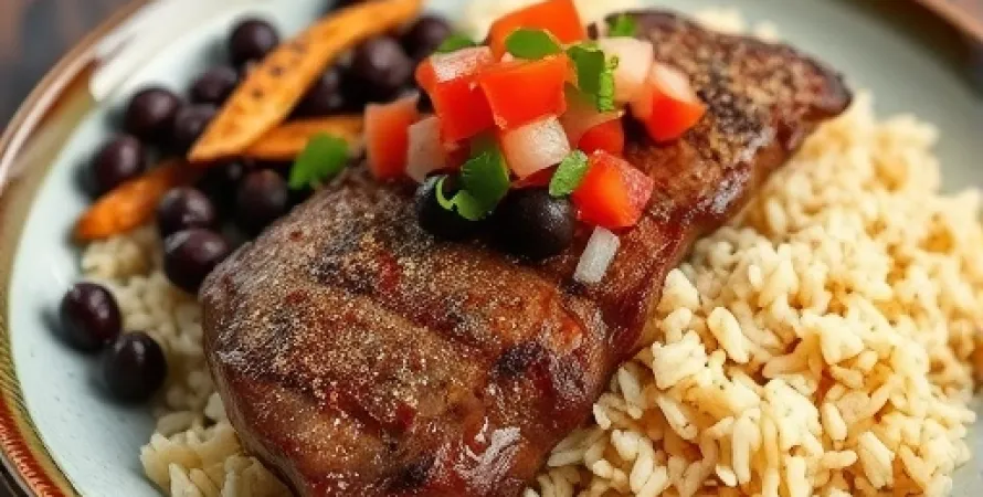 Bol de steak au cumin