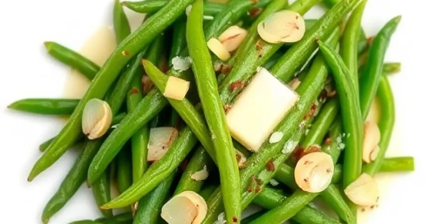 Haricots Verts Sautés aux Échalotes