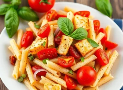 Salade de ziti aux tomates