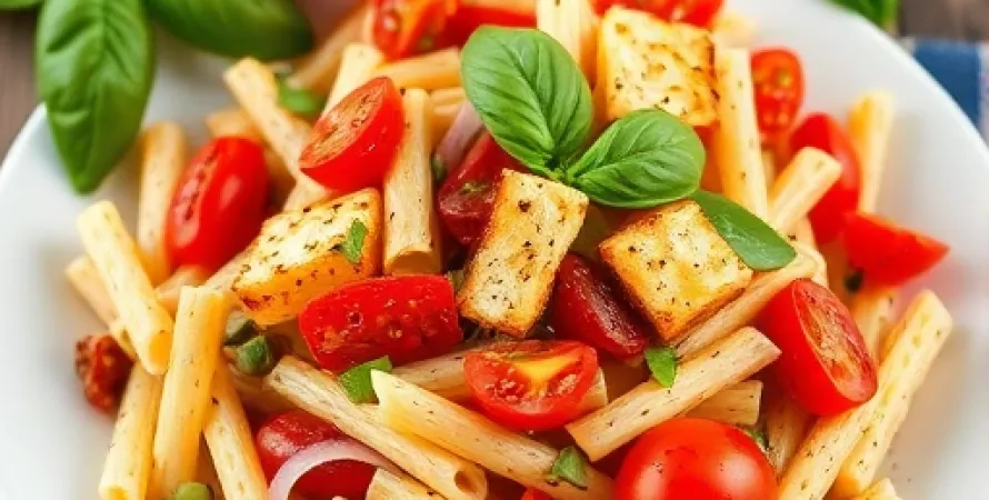 Salade de ziti aux tomates