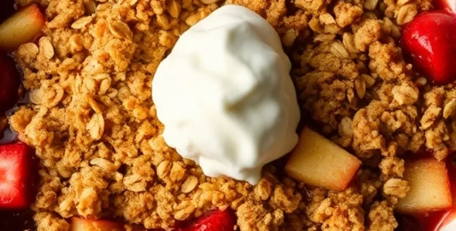 Crumble de fruit d'été