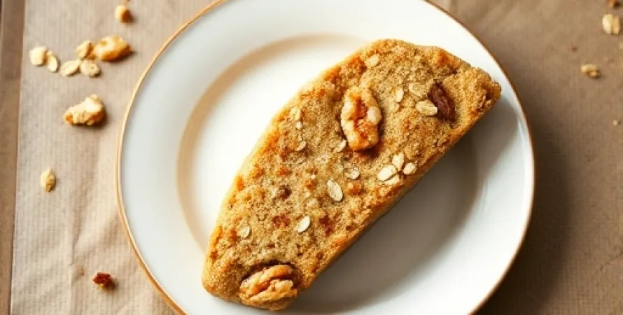 Biscottis au miel et à l'avoine