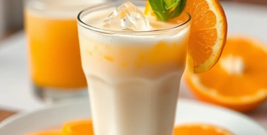 Crème d'orange glacée