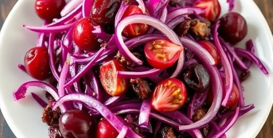 Salade Rouge aux Cerises