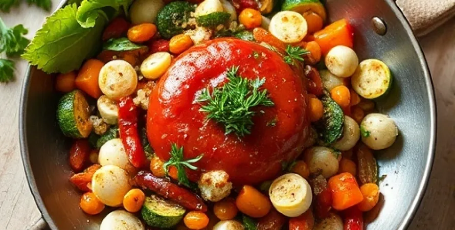 Pôêle de légumes