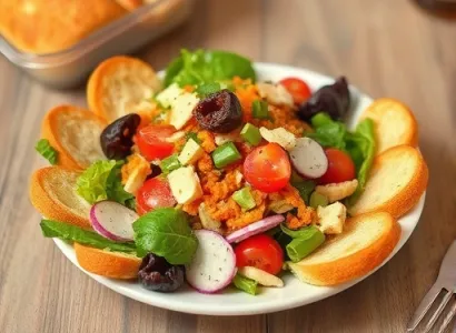 Pain de salade bar