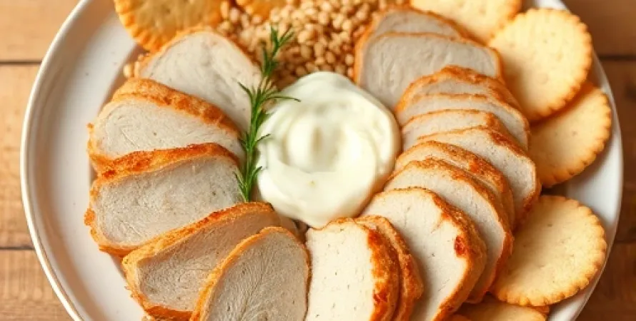 Poulet aux graines de pavot léger