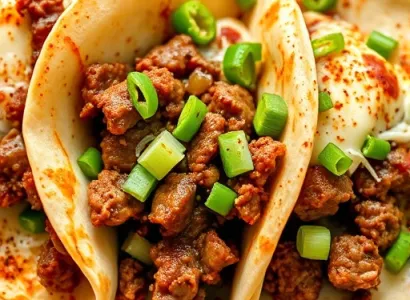Tortillas de bœuf épices