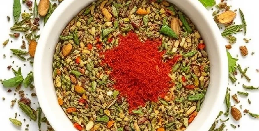 Mélange d'herbes aromatiques séchées