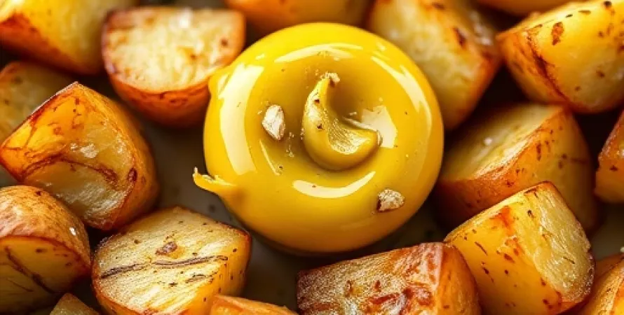 Pommes de terre au garlic et moutarde de Dijon