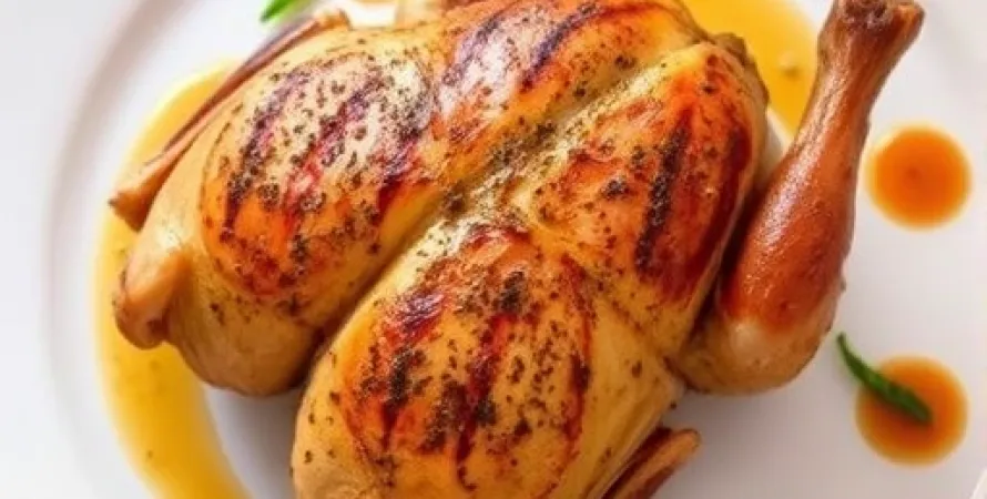 Poulet de jungle spatchcock