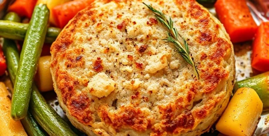 Pavé de poulet aux légumes