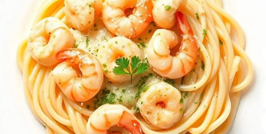 Pâtes aux fruits de mer à l'Alfredo