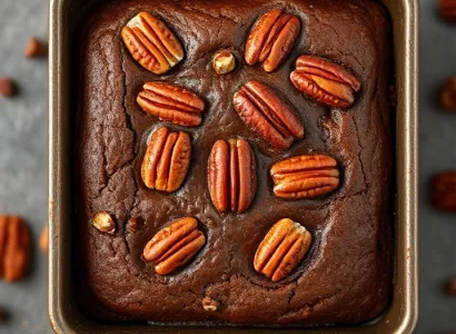 Brownie aux noix de pecan