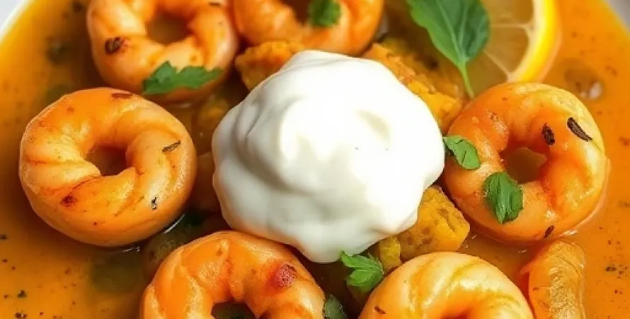 Curry de crevettes ou poulet à la bière