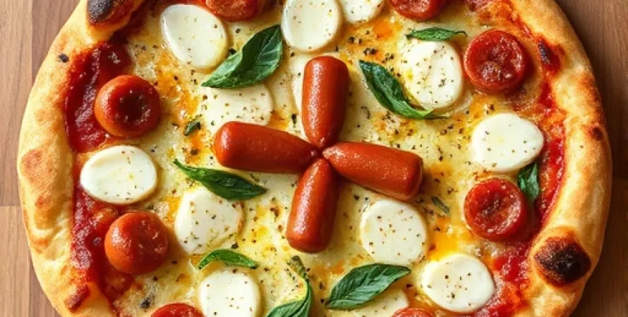 Pizza aux saucisses italiennes