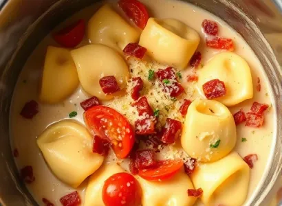 Tortellini crémeux aux tomates