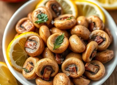 Champignons au jus de citron