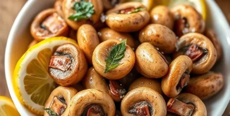 Champignons au jus de citron
