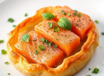 Saumon en pâte