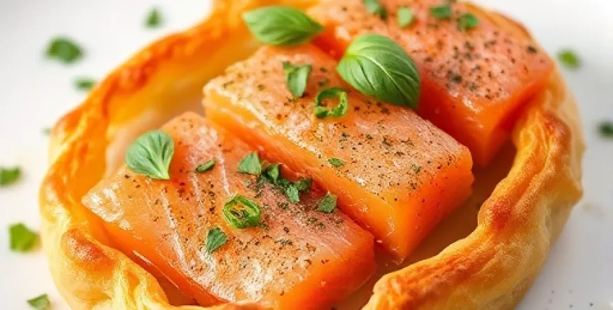 Saumon en pâte
