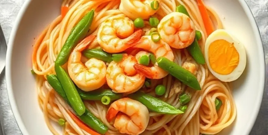 Salade de crevettes Sichuan