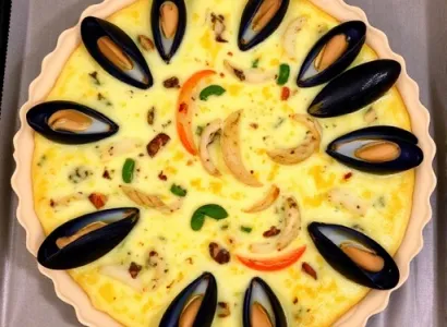Quiche aux palourdes