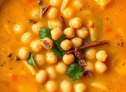 Soupe aux pois chiches