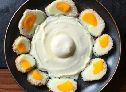Farce aux oeufs pour sushi