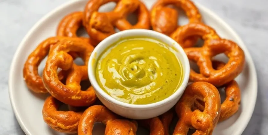 Sauce Moutarde Douce pour Prétzels