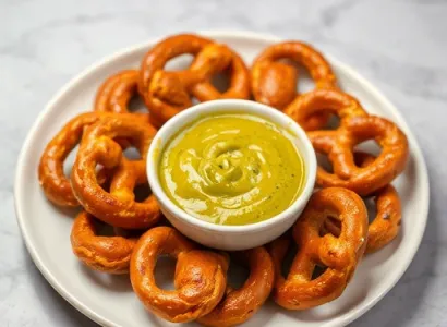 Sauce Moutarde Douce pour Prétzels