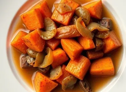 Pommes de terre douces cuites