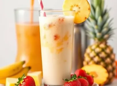 Jus de fruits estival