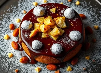 Délices au chocolat et aux amandes