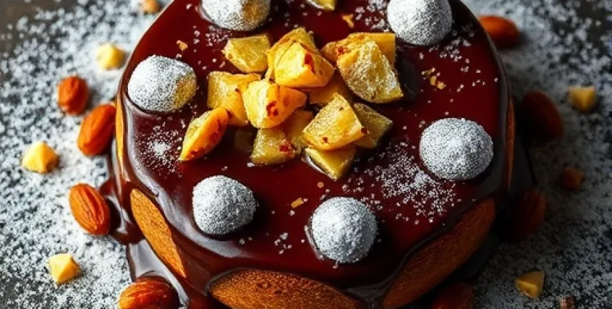 Délices au chocolat et aux amandes