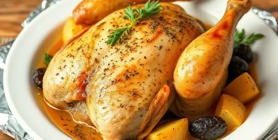 Poulet au four méditerranéen