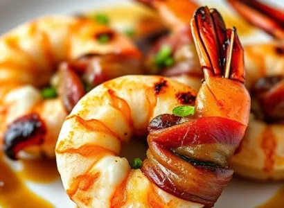 Crevettes au raifort