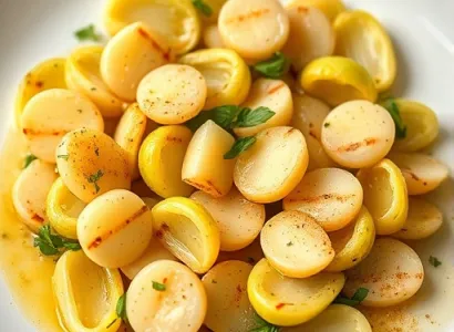 Poires sautées au vinaigre balsamique