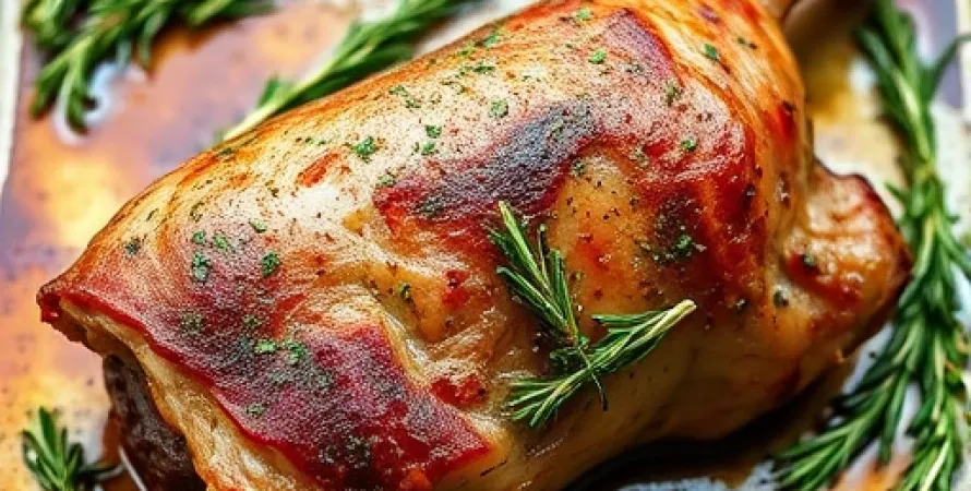 Rôti de porc à la toscane