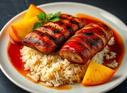 Poulet au BBQ Hawaen