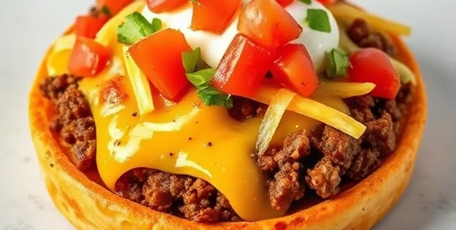 Pizza taco au cornbread