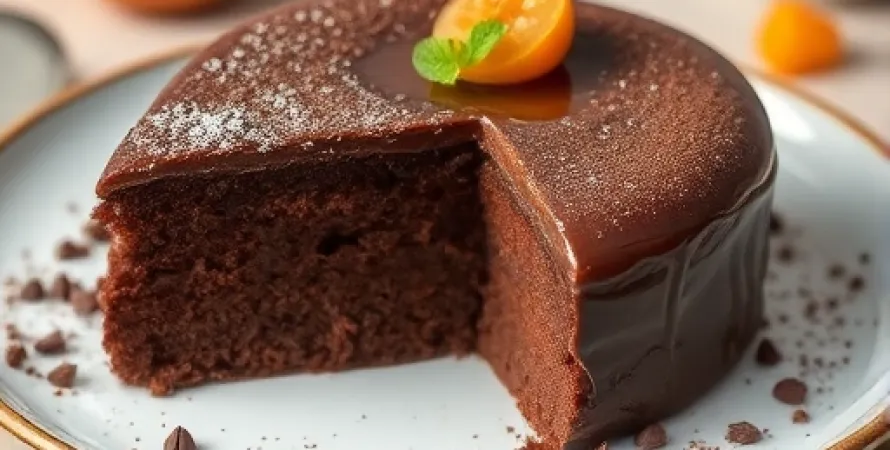 Gâteau au chocolat sans sucre