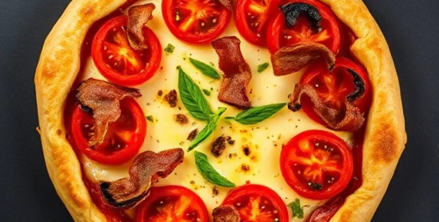 Tarte aux Tomates et Fromage