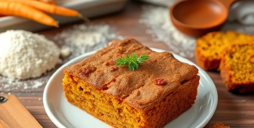 Pain de maïs vegan aux carottes