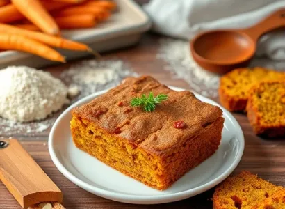 Pain de maïs vegan aux carottes