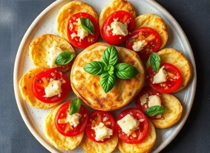 Pâtes aux tomates et basilic avec poulet