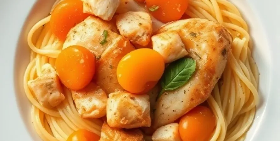 Poulet à l'abricot