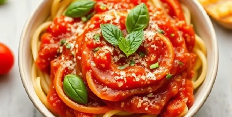 Sauce pour pâtes fraîche