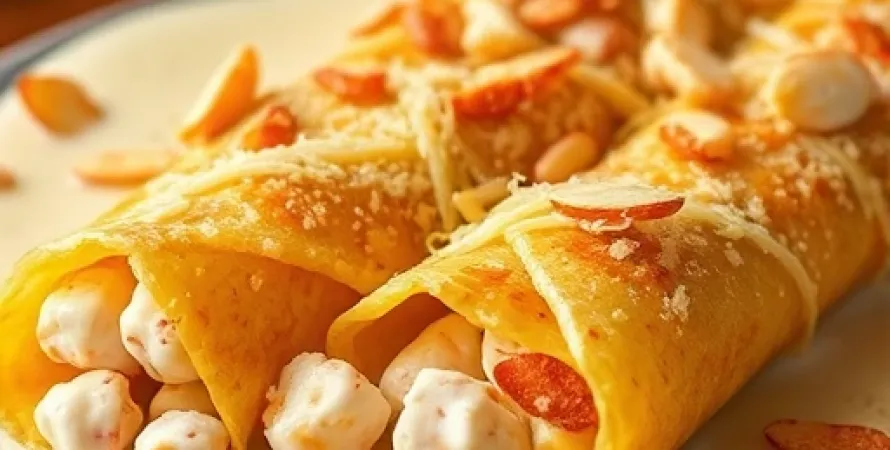 Crêpes de Crabe au Fromage