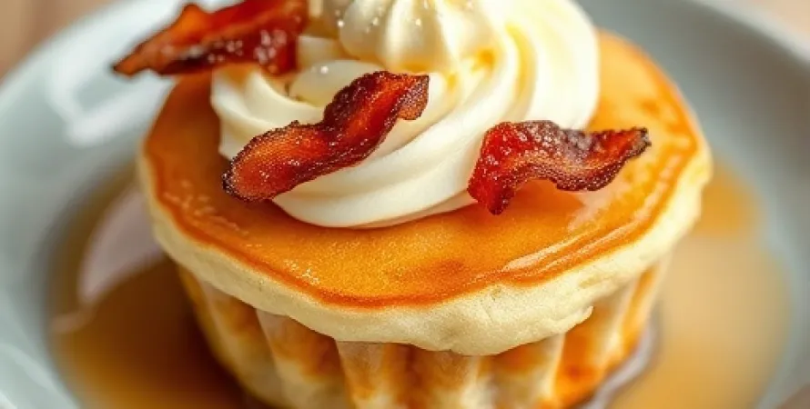 Cupcakes pancakes au sirop d'erable